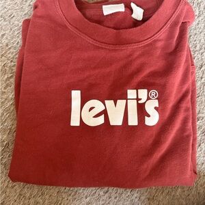 Levi's Kids Bold Red Long Sleeve Tee